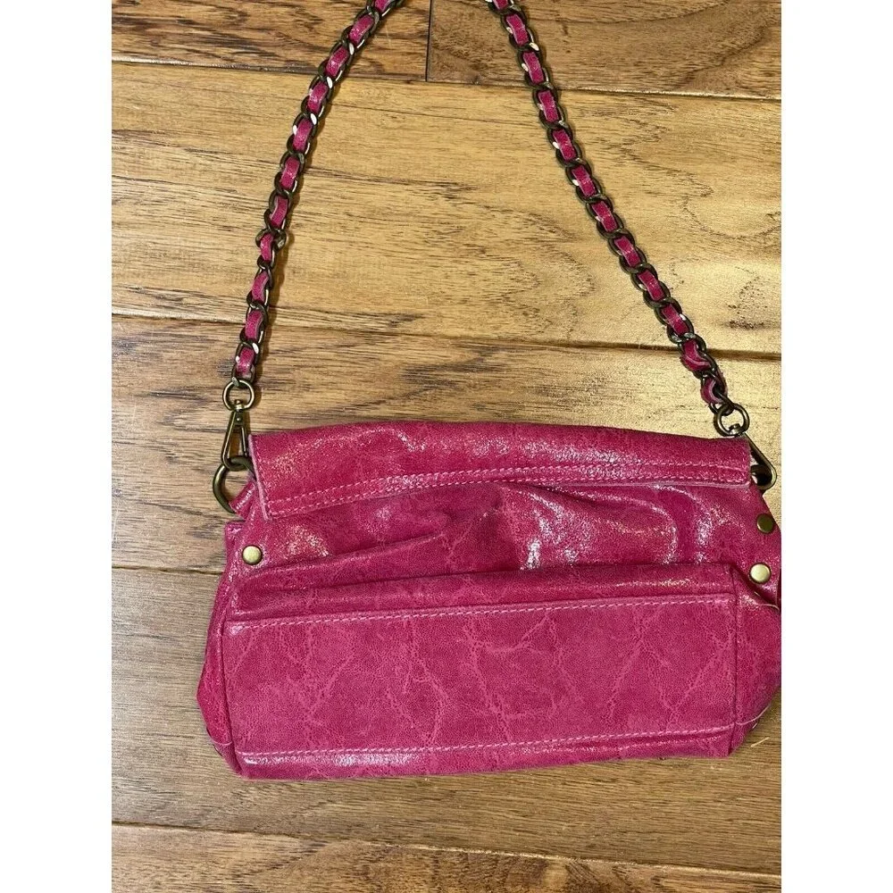 Zagara Italian Leather Pink Purse